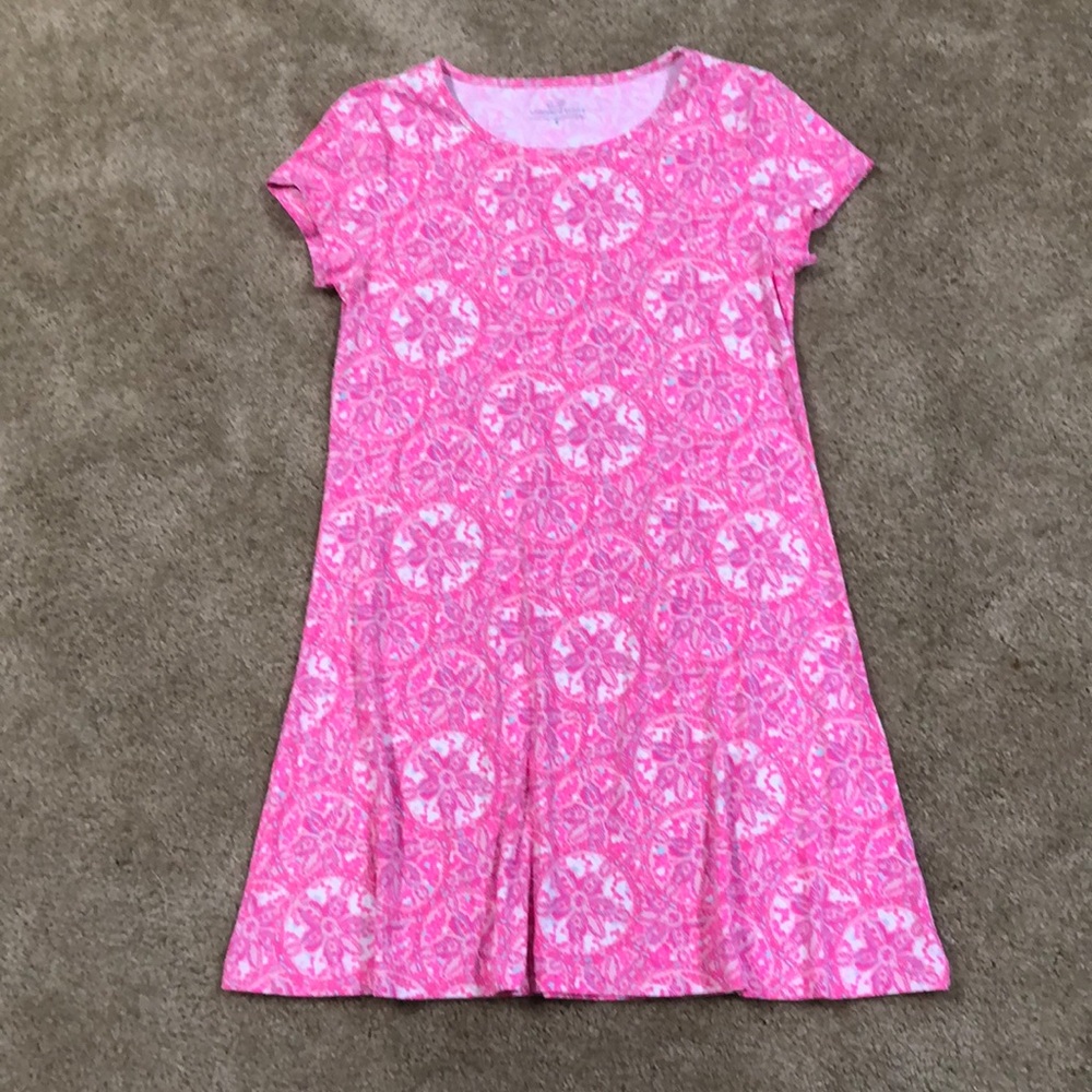 NEW Vineyard Vines Swing short slv tee shirt dress summer flirty